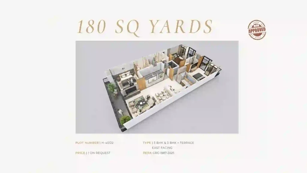 ivory arches floorplan layout 180 sq.yd