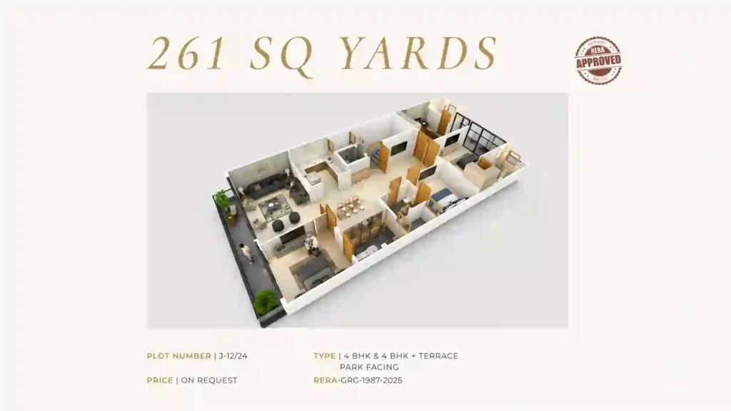 ivory arches floorplan 261sq.yd layout