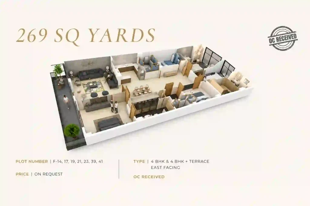 ivory arches floorplan 269 sq.yd layout size